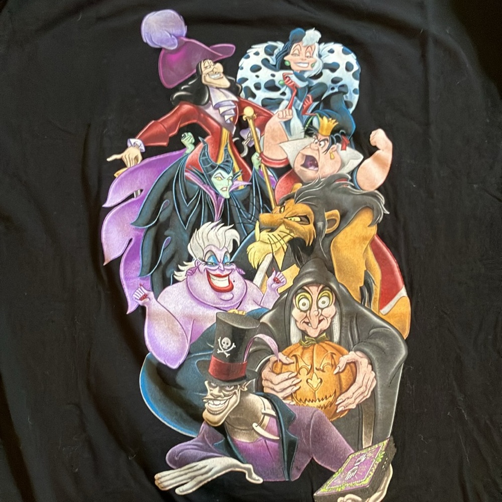 Disney Villians Tshirt Black XL - Picture 3 of 3